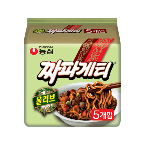 농심 올리브 짜파게티 라면 140g, 10개입