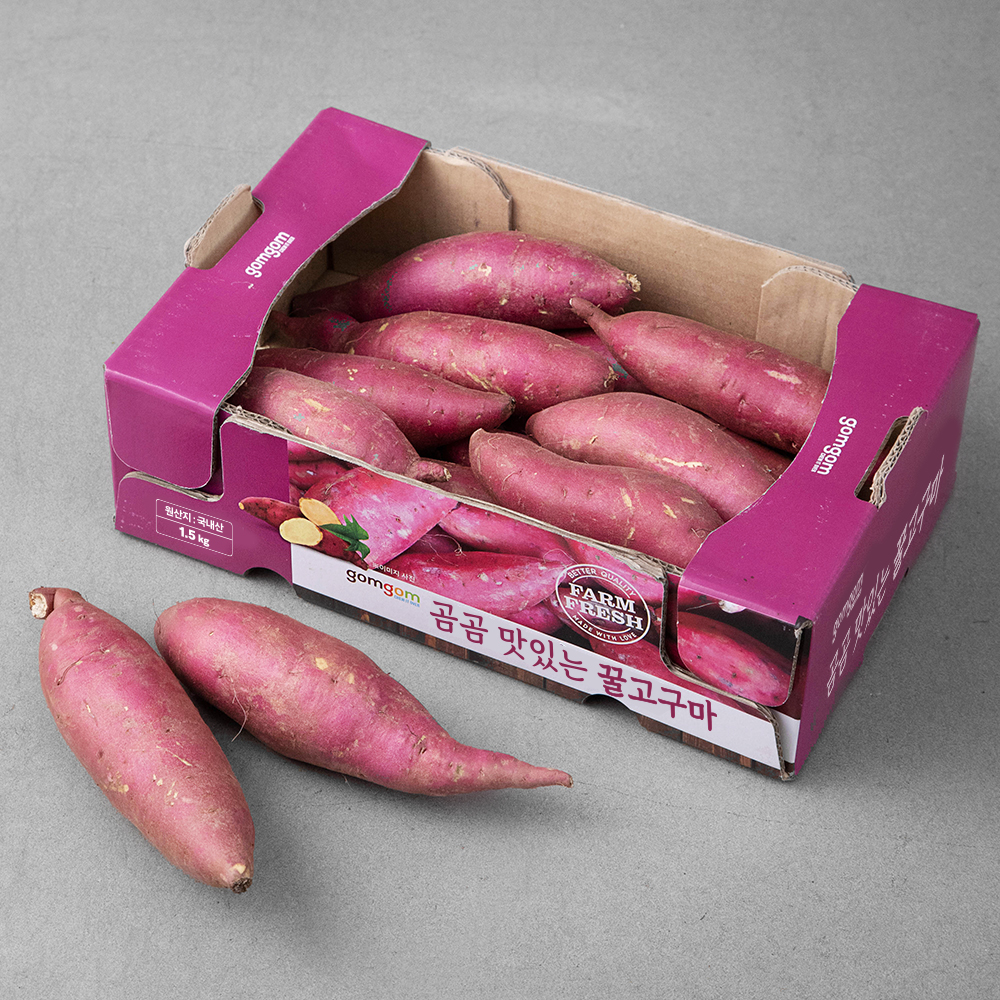 곰곰 맛있는꿀고구마 1.5kg, 1개